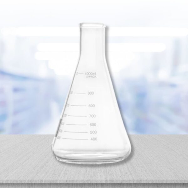 Borosilicate Conical / Erlenmeyer Flask (1000 ML)