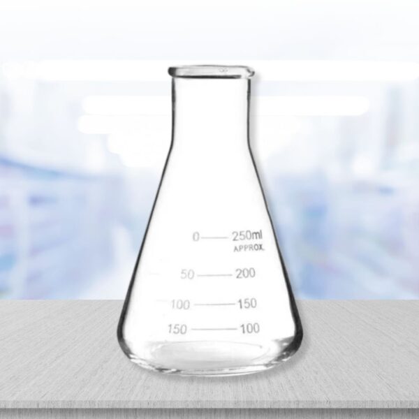 Borosilicate Conical / Erlenmeyer Flask (250 ML)