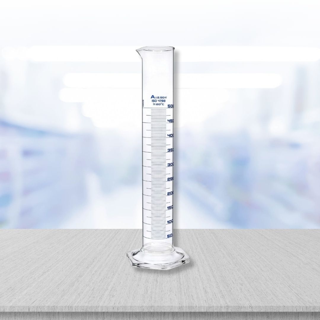 Borosilicate Graduated Cylinder 500 ML Laboratory Hub