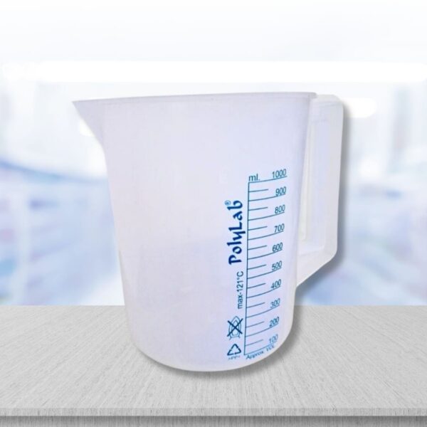 Plastic Beaker (Printed Graduation / 1000ml)