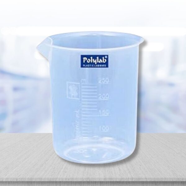 Plastic Beaker (Printed Graduation / 250ml)