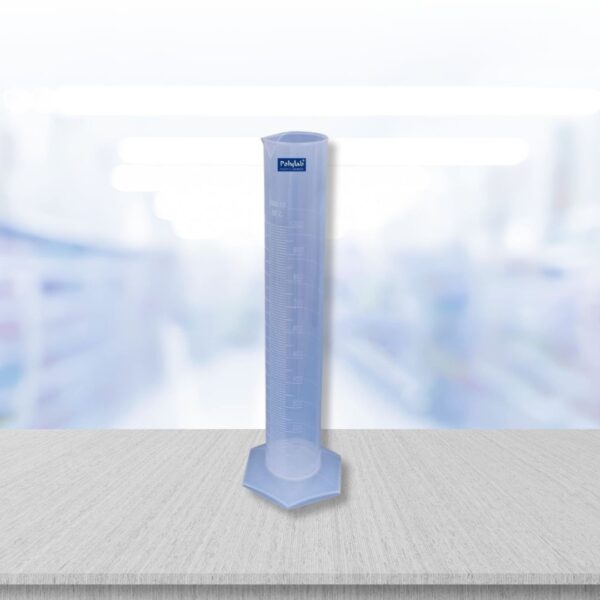 Plastic Measuring Cylinder – Hexagonal Base / 1000 ml