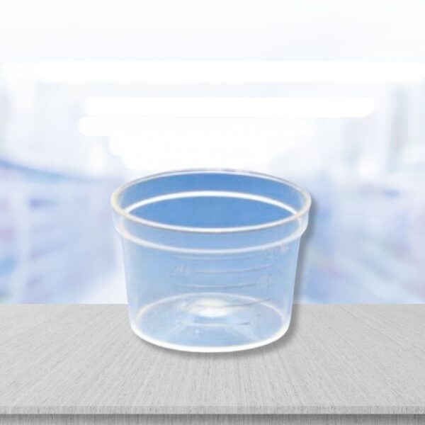 Plastic Medicine Cup (25 ml)