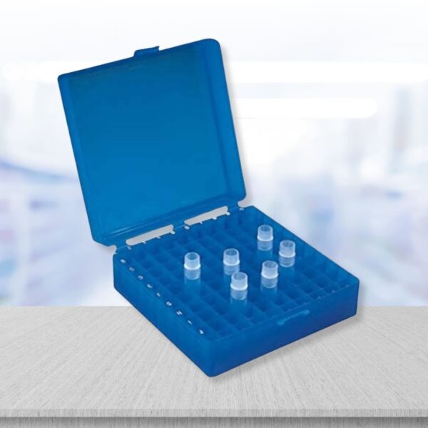 Cryo Box (P.C) – 50 places for 1 ml or 1.8 ml cryo vails