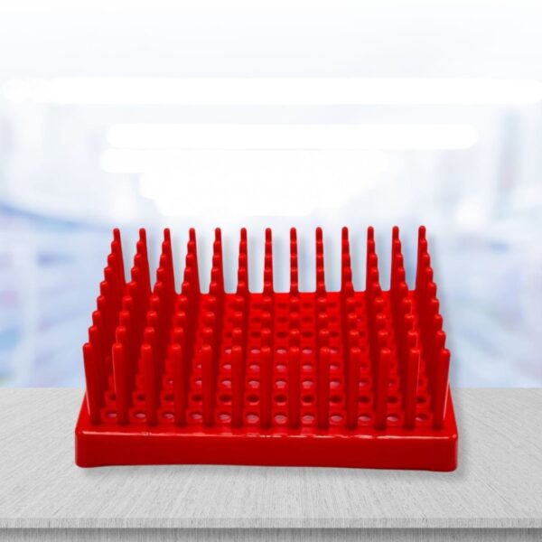 Test Tube Peg Rack-96 Places for 13mm Tubes