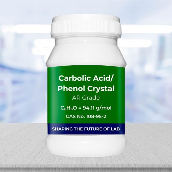 Carbolic Acid/Phenol Crystal AR Grade – 500 gm | CAS RN 108-95-2